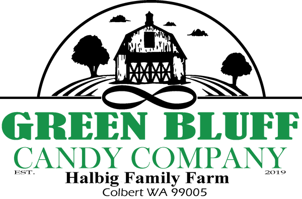Green Bluff Candy Company @ Halbig Family Farm logo